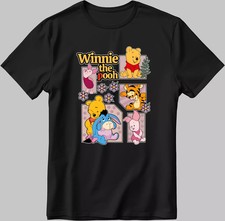 Winnie The Pooh And Friends Black Disney T-Shirt 2025