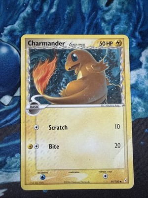 Charmander (Delta Species) 49/100 Crystal Guardians Regular HP