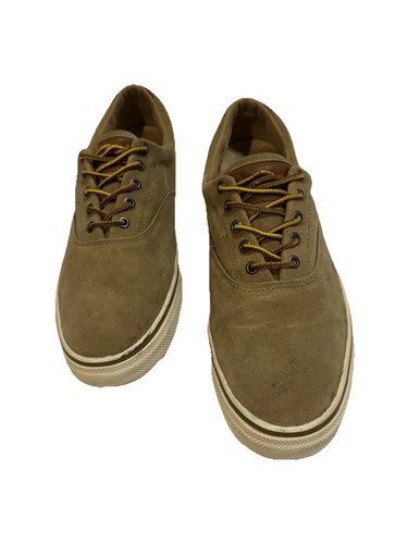 Bass & Co Men’s Sz 13M Suede Leather Sneakers ~ Suede inside Sand beige - Picture 15 of 15