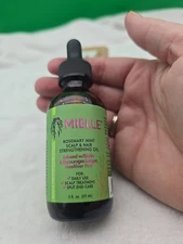 1 MIELLE ORGANICS Rosemary Mint Scalp & Hair Strengthening Oil "MI-RMSHO"
