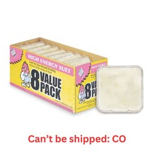 C S Products High Energy Suet Value Pack 8 Pack Suet Cakes Wild Bird