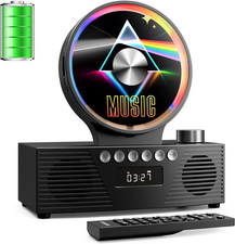 Portable CD Player with Bluetooth, Rechargeable Hi-Fi Speakers