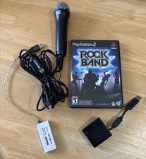 Rock Band PlayStation 2 Game With Microphone And Dongles