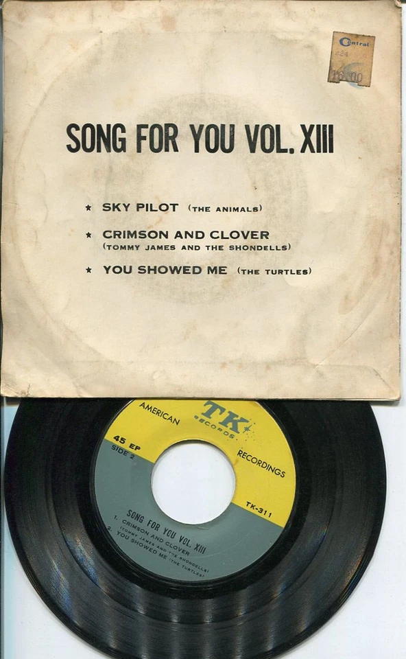 THE ANIMALS/THE TURTLES/"SKY PILOT"/"YOU SHOWED ME"/THAI EP 7" 45RPM Foto 3 de 3