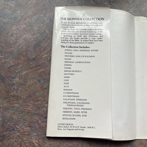 PROVERBS AND THE SONG OF SOLOMON By H. A. Ironside - Hardcover - Free shipping - Afbeelding 3 van 24