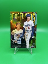 2025 Topps Chrome Update Series Hyeseong Kim RC Gold /50 Rookie Dodgers