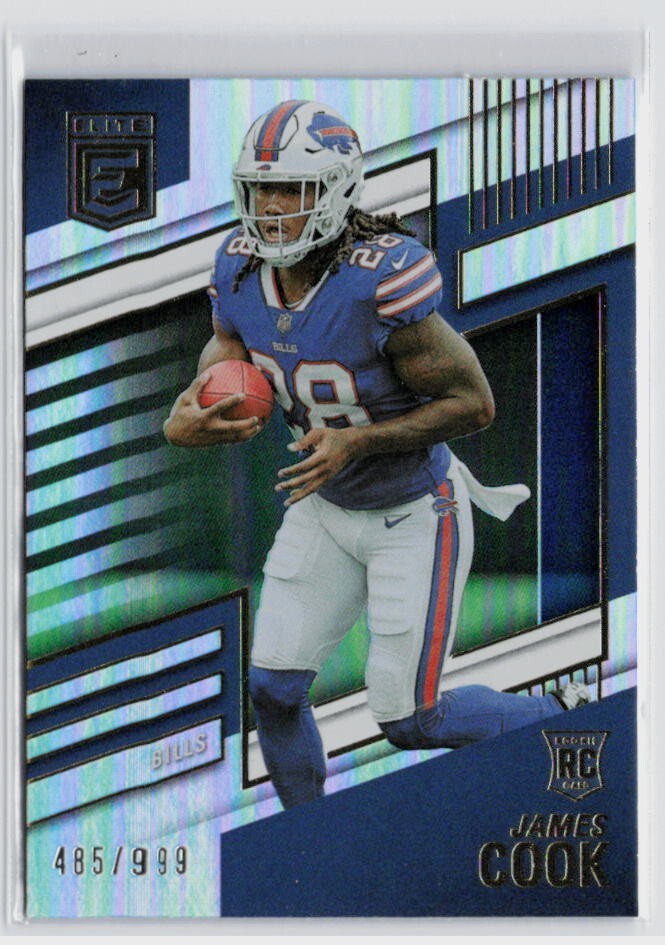 2022 Panini Donruss Elite - #116 James Cook /999 RC Buffalo Bills B