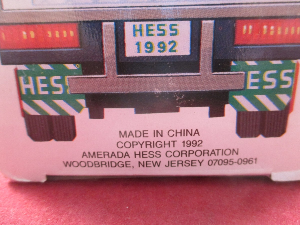 1992 HESS 18 WHEELER and RACER - NIB | eBay