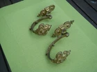 19th century bronze ignition door hooks