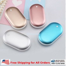 Pocket Hand Warmer Heater USB Charger Electric Rechargeable 5000mAh Power