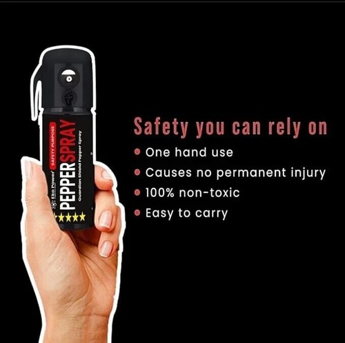 Eko Power Pepper Spray per Sicurezza Donna | Lunga Portata 15 Piedi | (Confezione da 1) - Foto 3 di 7