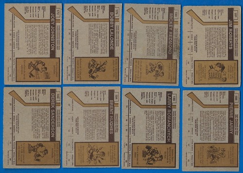 1973-74 OPC O PEE CHEE NHL CARD DARK GRAY BACK ERROR VARIATION 133-264 SEE LIST - Picture 179 of 457