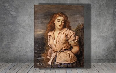 John Everett Millais Der Märtyrer von Solway LEINWAND GEMÄLDE KUNSTDRUCK WAND 2136