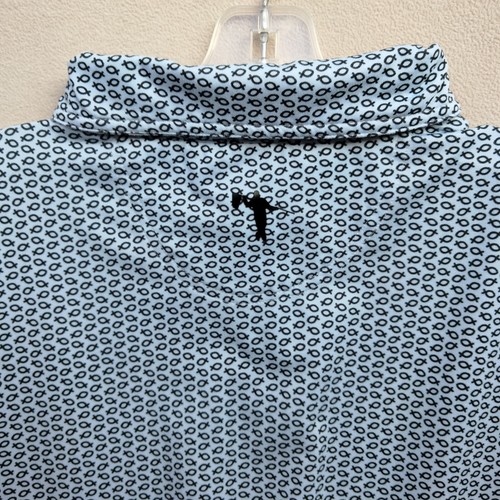 Anderson Ord Shirt Herren Erwachsene Extra Large blau Fischmuster Golf Polo - Bild 15 von 17