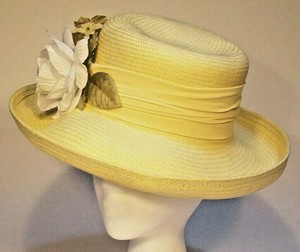 ladies yellow hat