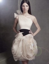 NWT White By Vera Wang bridesmaid dress In Champagne Size 4