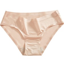 3X Damen Seidig Slip Höschen Sexy Unterwäsche Nahtlos Atmungsaktiv Dünn Weich