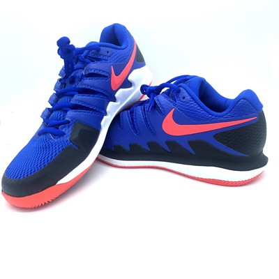 Nike Air Zoom Vapor X HC Racer Tennis Blue/Bright Crimson #AA8030-402 ...