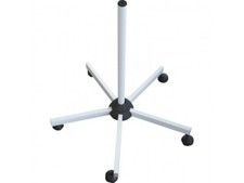 STATIVO CON PIEDE A 5 RAZZE E ROTELLE PER LENTE CON LAMPADA D'INGRANDIMENTO DI