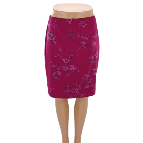 Vintage Express Skirt Womens Size 3/4 Floral 90s Straight World Brand
