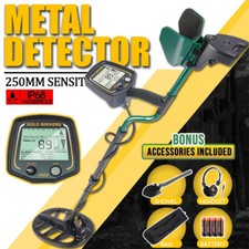 Adjustable Metal Detector w/LCD Display Waterproof 11" Search Coil Outdoor USA