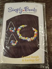 Annie s SIMPLY BEADS Kit-of-the-Month Club Crystal Bangle Earrings Set BD031