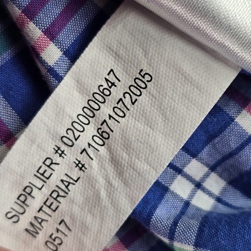 Polo Ralph Lauren Stretch Shirt Mens 2XL Button Up Multicolor Plaid w/Pink Pony - Picture 7 of 10