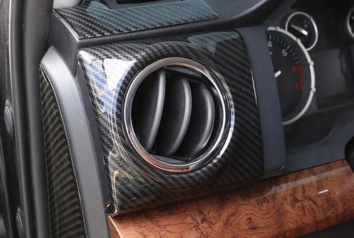 Carbon Fiber Left Upper Air Outlet Vent Trim 1PCS For Toyota Tundra 2014-2021 - Bild 10 von 11