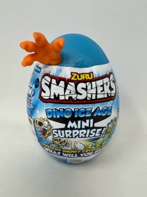 ZURU SMASHERS Dino Ice Age Mini Surprise! Egg Series 3 Orange Claw 7456B NEW