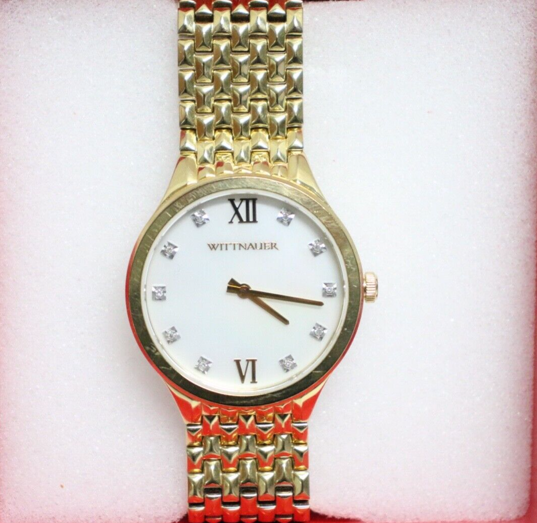 WITTNAUER WOMEN'S COSMOPOLITAN MOTHER-OF-PEARL DIAL WATCH WN4111
