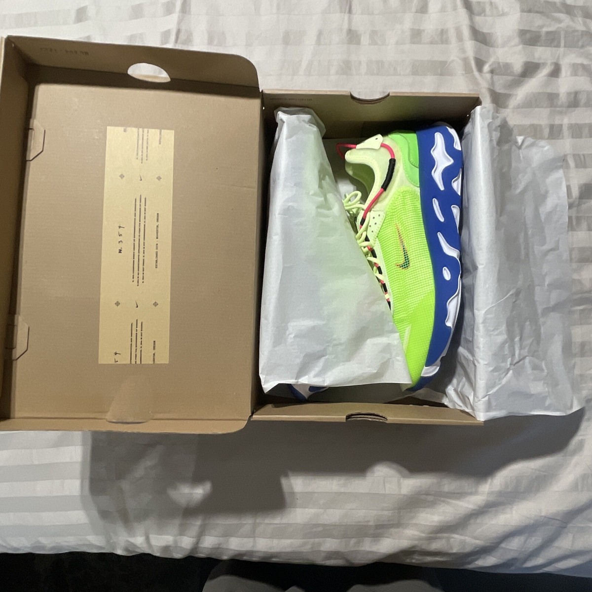 Size 11 - Nike React Live Premium Barely Volt Hyper Royal