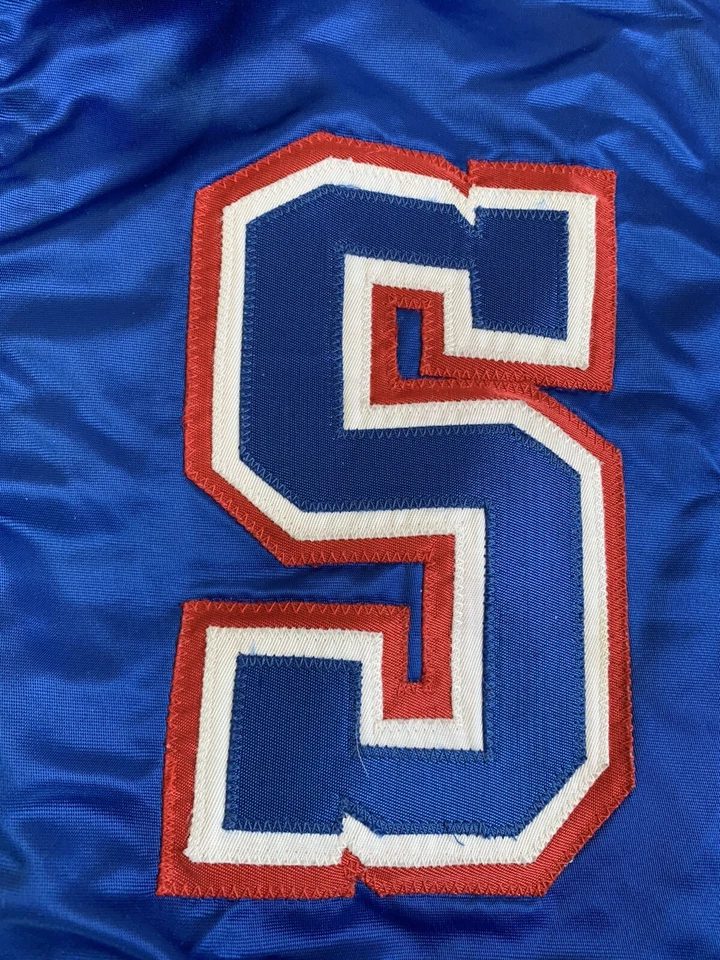 Chaqueta Bomber Vintage Betlin Philadelphia 76ers Satén Talla XL 70s 80s NBA Foto 4 de 4