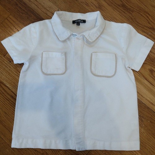 JAYBEE little boys shirt pants outfit cotton shorts white beige 5 yrs formal eve - Picture 2 of 13