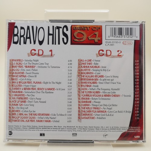 Various – Bravo Hits Best Of '94 | CD | Zustand sehr gut - Bild 2 von 2