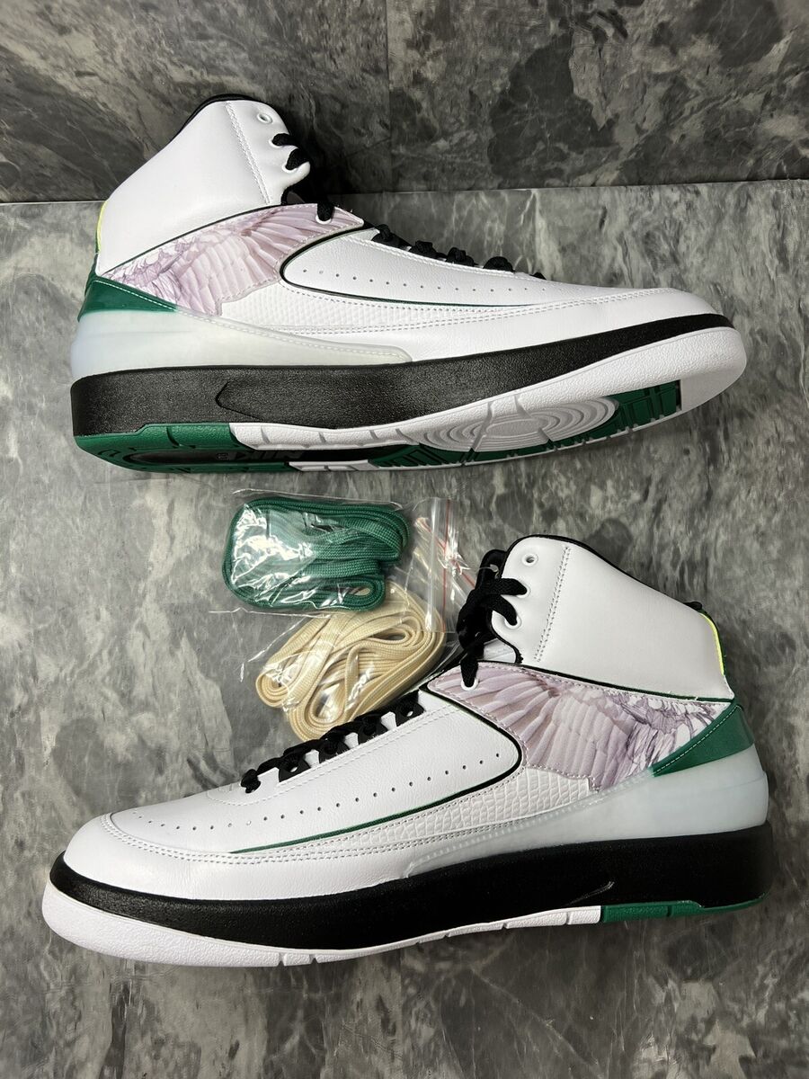 Nike Air Jordan 2 Retro H Wings White Black Green DZ7391 103 Nike Air Jordan 2 Retro H Wings White Black Green DZ7391 103