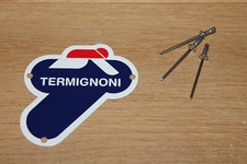 #838 Termignoni Auspuff Schild Exhaust Plate Muffler Sign Logo Zeichen Emblem