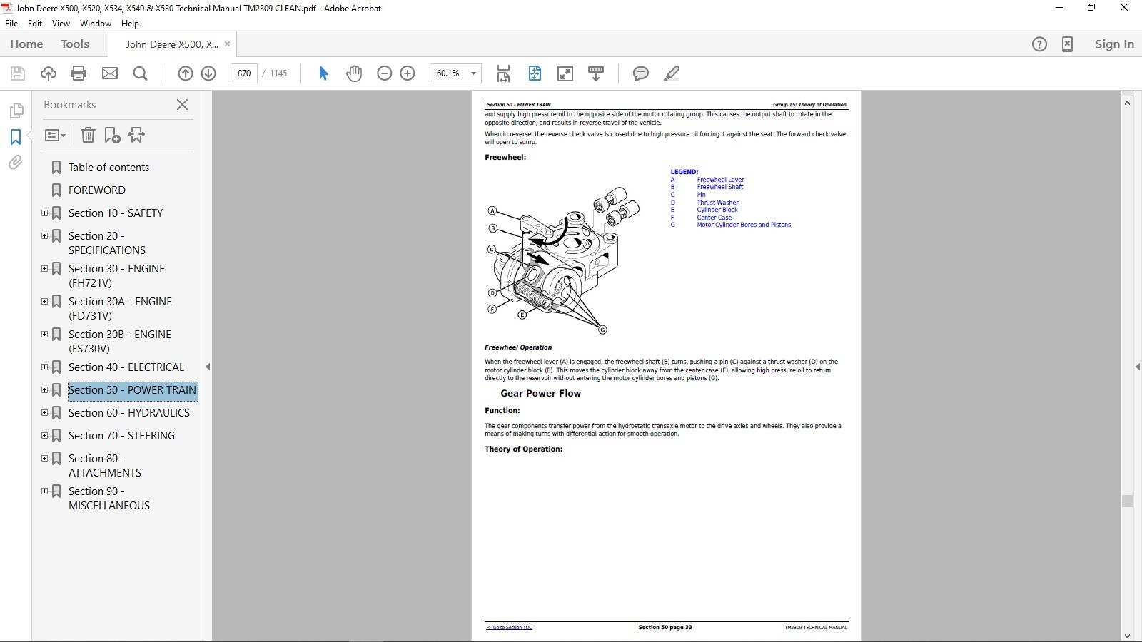 John Deere X500 X520 X530 X534 X540 Technical Manual Tm2309 On Cd For Sale Online