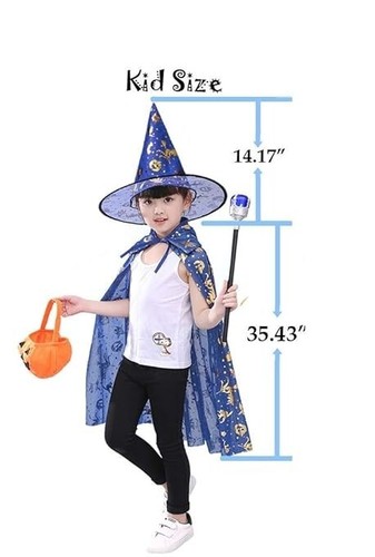 FancyDressWale Polyester Halloween Dress For Boys And Girls (Cape & Hat Only) - Picture 8 of 10