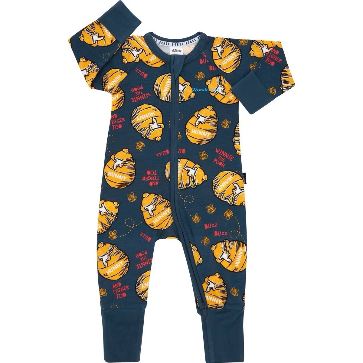 Bonds Winnie The Pooh Honeypot Zippy Wondersuit Size (12