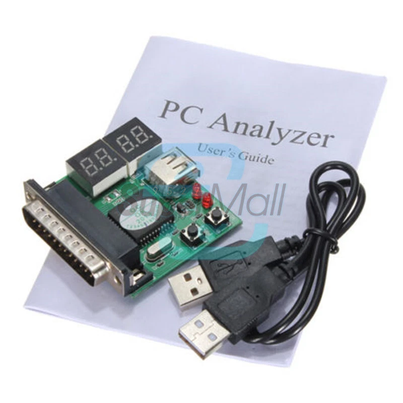 Powerful 4-Digit PC Analyzer Diagnostic Motherboard Tester USB Post Test Card - Bild 3 von 4