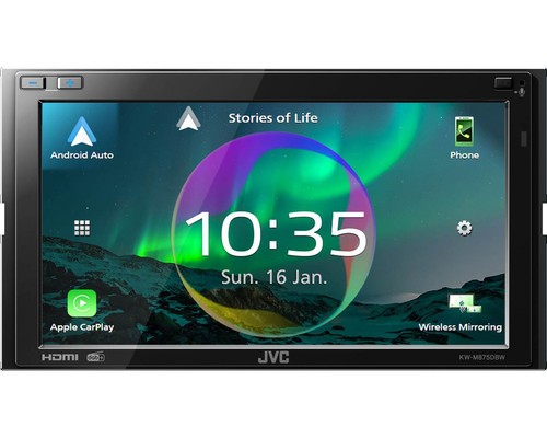 JVC Autoradio WiFi Apple CarPlay DAB+ für Seat Exeo ab 2009 schwarz inkl Canbus - Bild 5 von 7