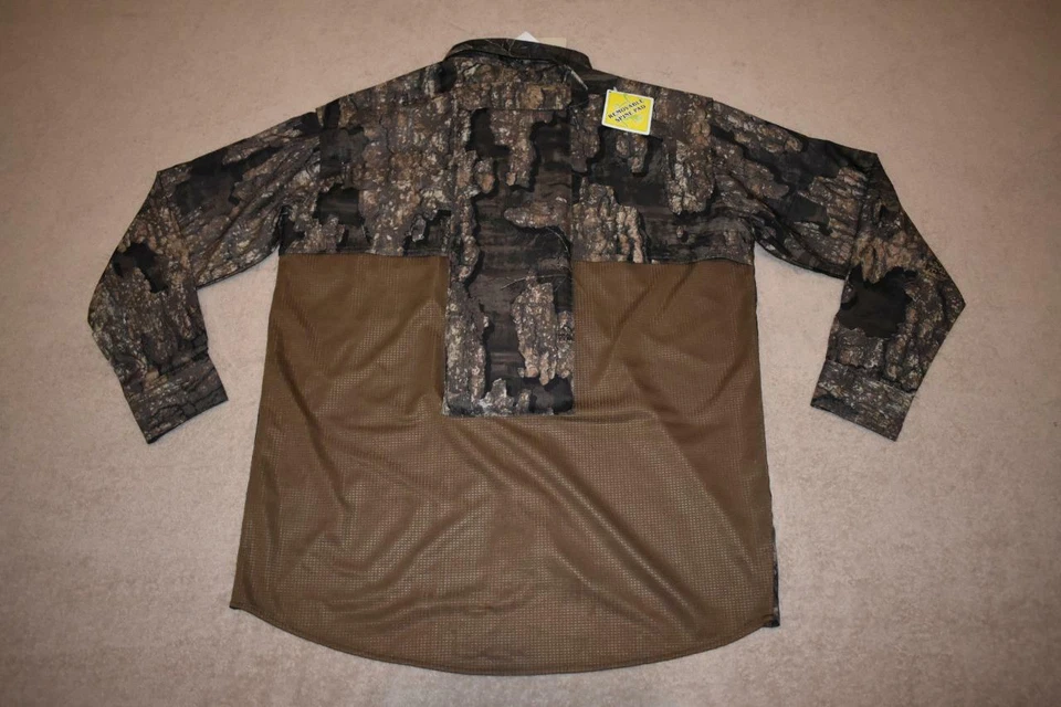 Drake Waterfowl Ol'Tom Mesh Back Flyweight Shirt With Spine Pad Realtree Timber - Image 2 of 2