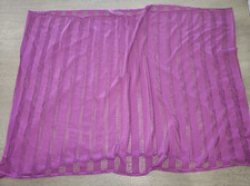 womens purple INFINITY SCRAF MESH STYLE STRIPES 76 INCH AROUND X 26 inches SOFT