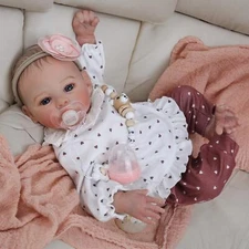 Lifelike Reborn Baby Dolls - 18 Inch Realistic Newborn Baby Dolls Girl Real L...