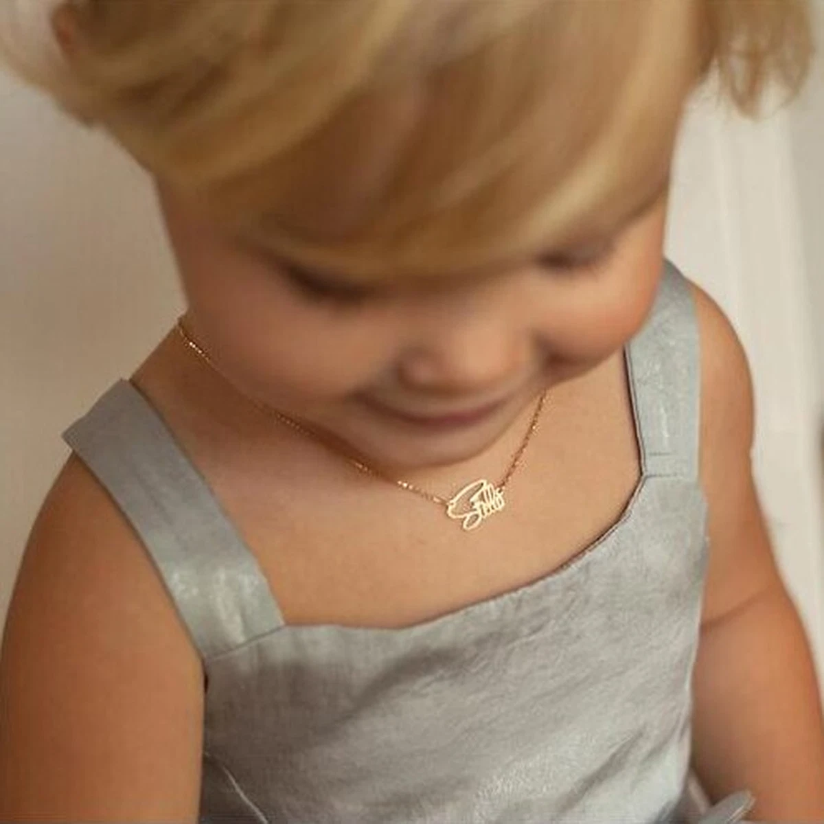 Kids Name Necklace, Personalized Necklace, Baby Necklace, Baby