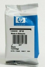 HP 98 Black Ink Original cartridge C9364WN for Deskjet Officejet Printer OEM NEW