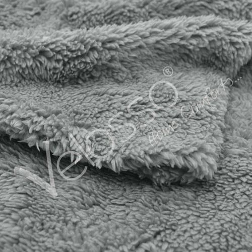 Teddy Fleece Duvet Cover Bedding Set Fitted Sheet Teddy Bear Thermal Fitted Set - Picture 6 of 48