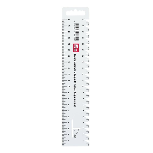 Handmaß Prym 21 Cm Weiß 610730 Handmass Schneider Lineal Saummaß Saum Mass-image