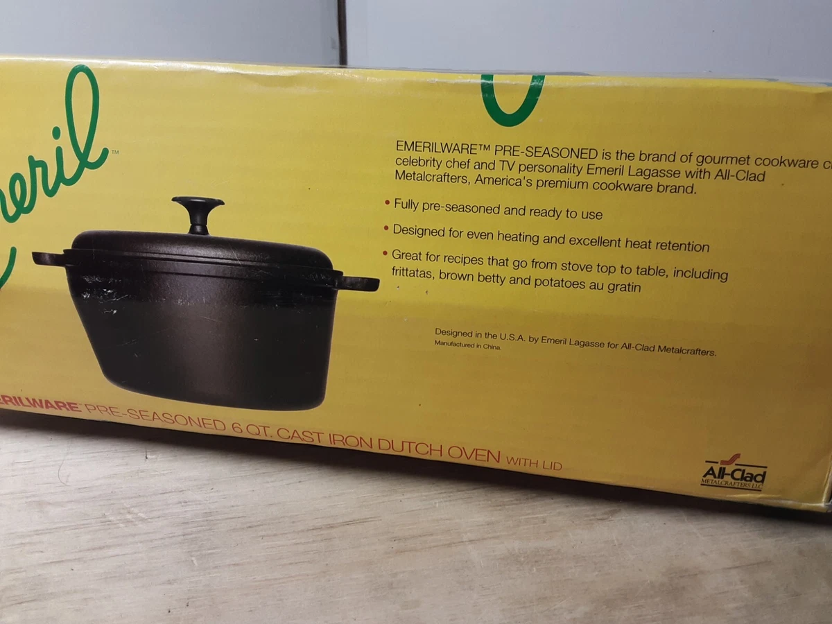 Emeril by All-Clad Cast-Iron 6-qt Dutch Oven 