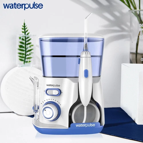 WaterPulse 800 Electric  Water Flosser Oral Irrigator Teeth Cleaner 5 Jet Tips